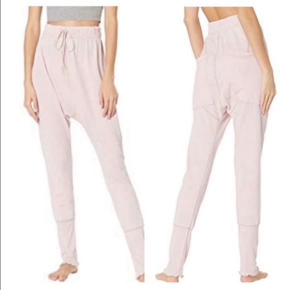 Free People Other - FREE PEOPLE Intimately Cozy All Day Harem Joggers Daytime Fireworks Large NEW